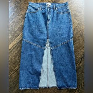 NWT Madewell Classic Blue Denim Skirt